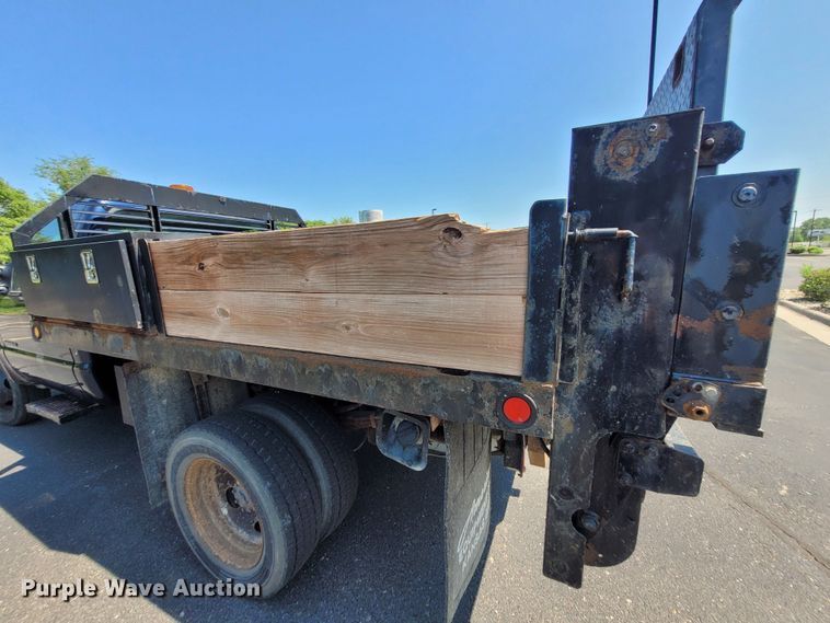 image for item DK1912 2001 Ford F450 Super Duty XL  dump flatbed truck