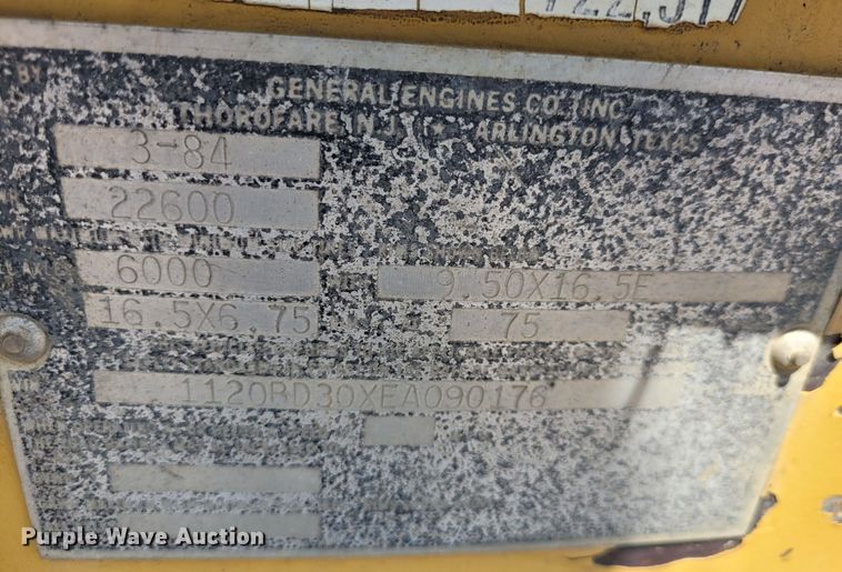 image for item DK1914 1984 Eager Beaver  equipment trailer