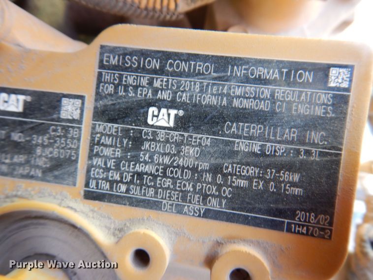 image for item DK5236 2018 Caterpillar 289D  tracked skid steer loader