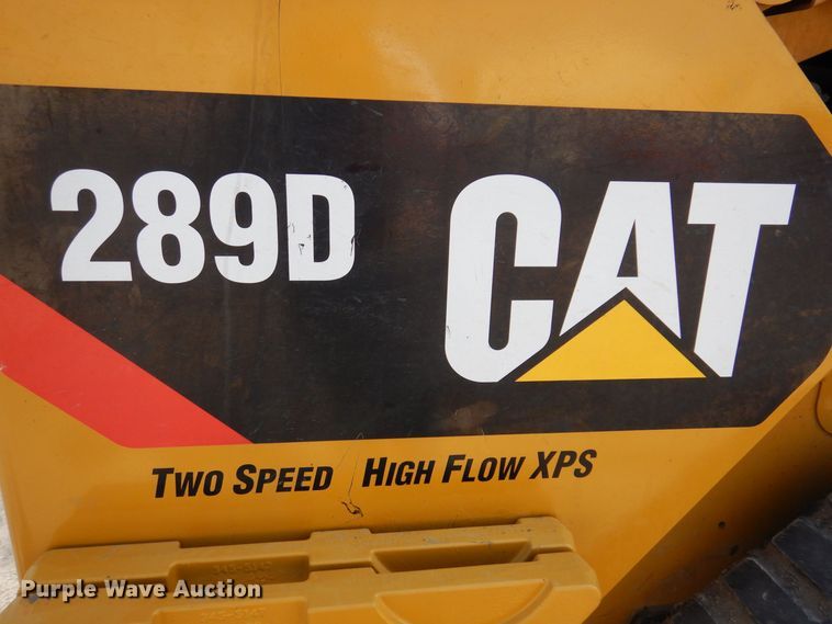 image for item DK5236 2018 Caterpillar 289D  tracked skid steer loader