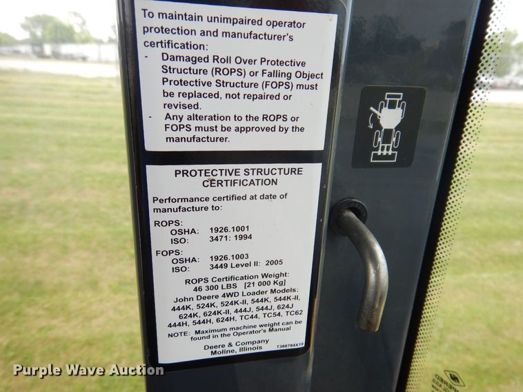 image for item DK5238 2018 John Deere 544K-II  wheel loader