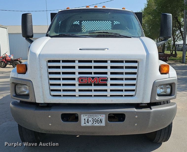 image for item DO2671 2003 GMC C7500  dump flatbed truck