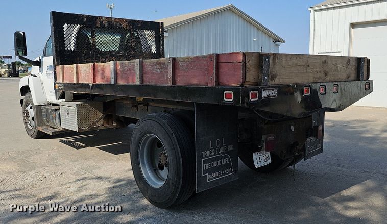 image for item DO2671 2003 GMC C7500  dump flatbed truck