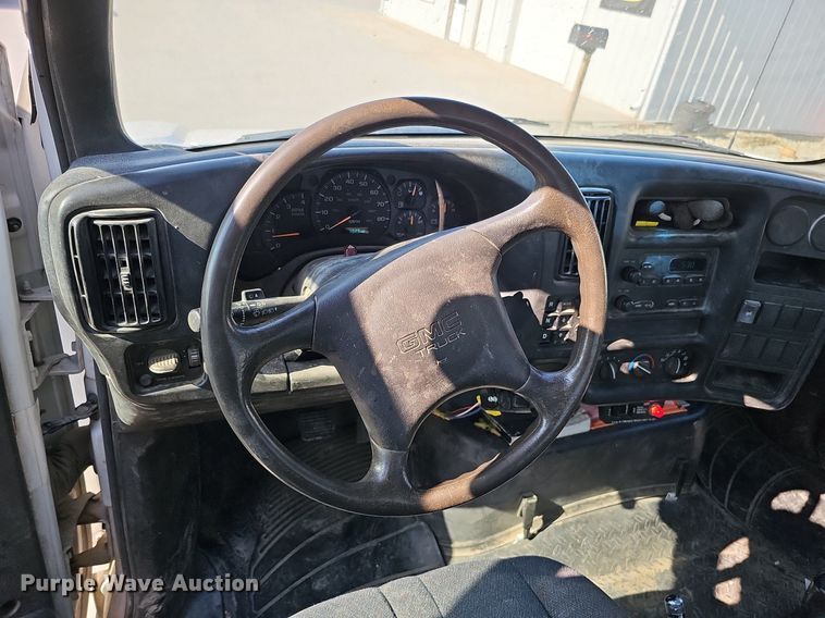 image for item DO2671 2003 GMC C7500  dump flatbed truck