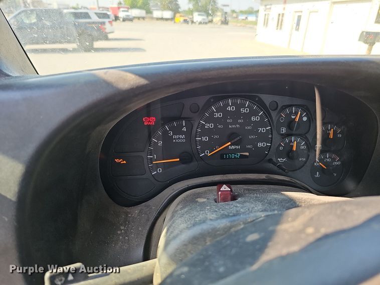 image for item DO2671 2003 GMC C7500  dump flatbed truck