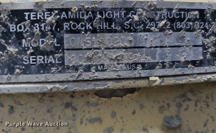 image for item DO2698 Terex Amida OM60STD  screed