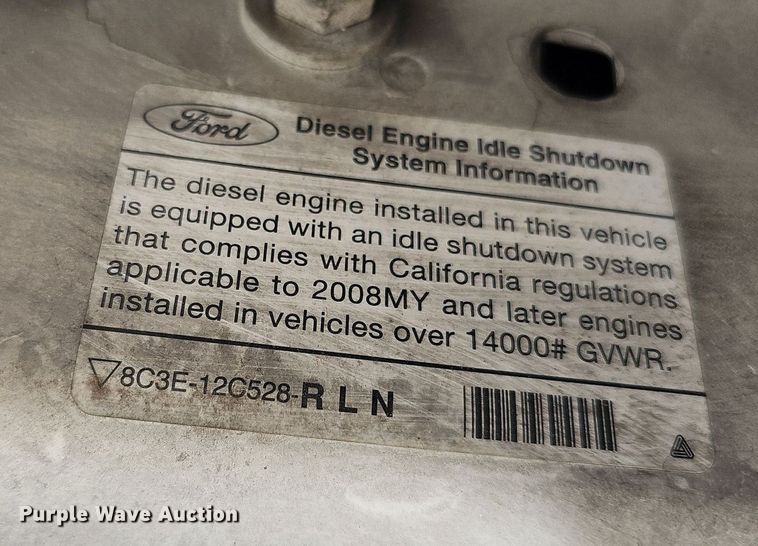 image for item DO4400 2008 Ford F550 Super Duty XL  Crew Cab flatbed truck