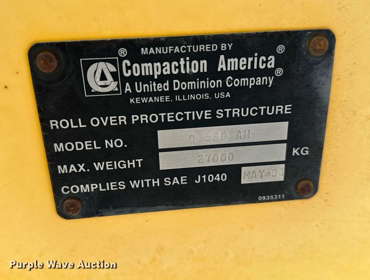 image for item DP3152 2000 Hypac C530AH  pneumatic roller