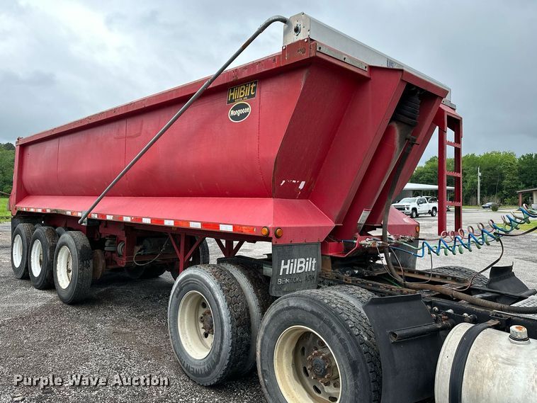 image for item DP3154 2008 Hilbilt Mongoose  end dump trailer