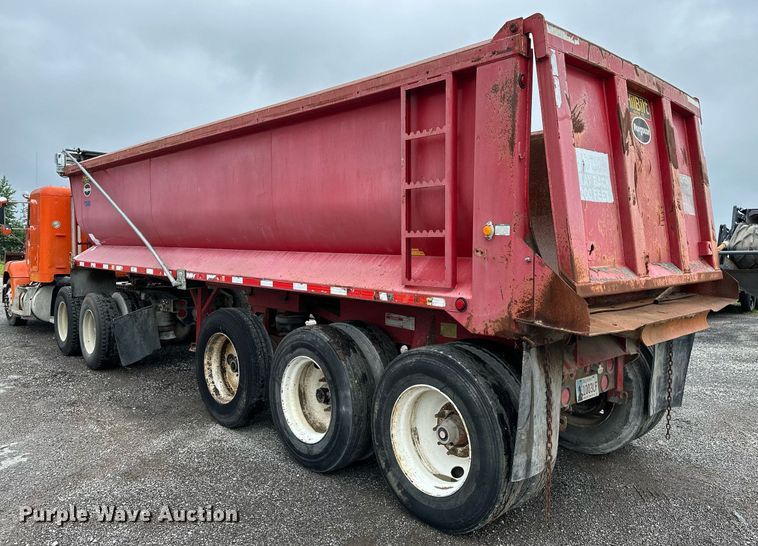 image for item DP3154 2008 Hilbilt Mongoose  end dump trailer