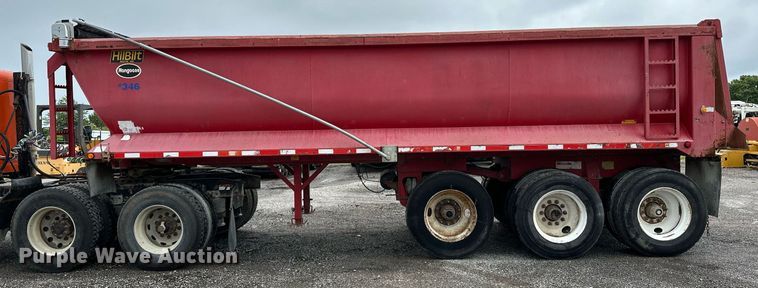 image for item DP3154 2008 Hilbilt Mongoose  end dump trailer