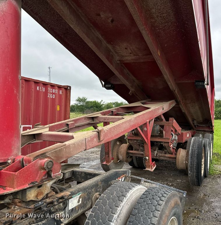 image for item DP3154 2008 Hilbilt Mongoose  end dump trailer