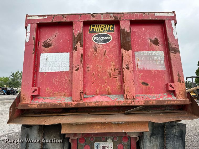 image for item DP3154 2008 Hilbilt Mongoose  end dump trailer