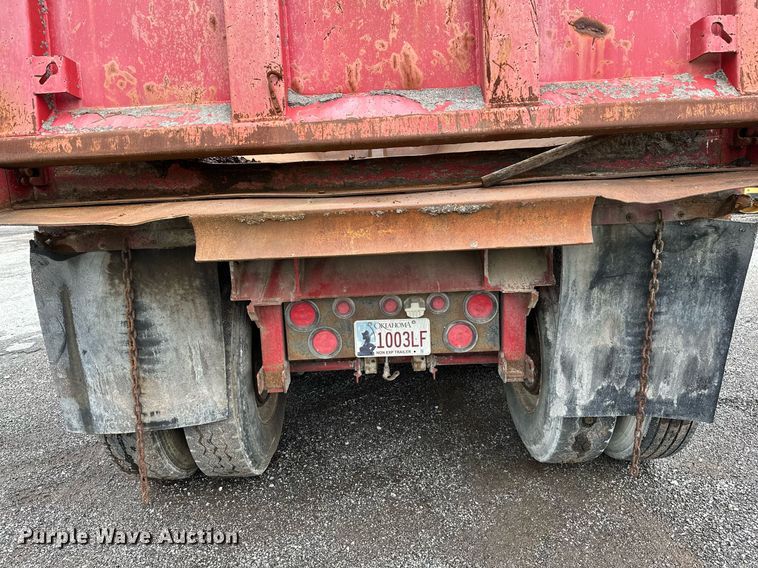 image for item DP3154 2008 Hilbilt Mongoose  end dump trailer