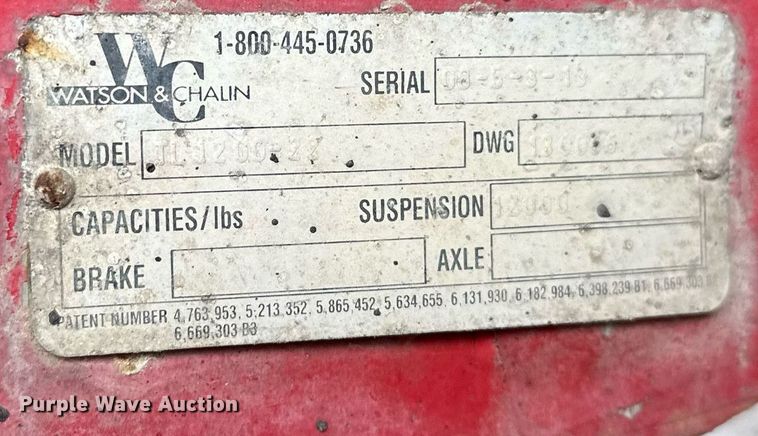 image for item DP3154 2008 Hilbilt Mongoose  end dump trailer