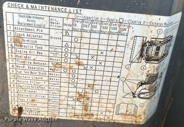 image for item DP3164 2019 Takeuchi TL12V2  tracked skid steer loader