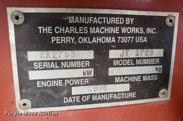 image for item DP7885 1998 Ditch Witch JT1720  directional boring unit