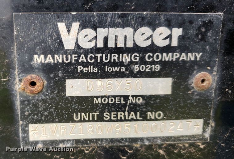 image for item DP7888 2005 Vermeer D36X50 Navigator  directional boring unit