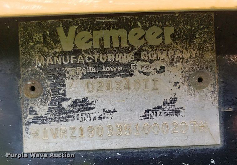 image for item DP7890 2005 Vermeer D24X40 Series II Navigator  directional boring unit