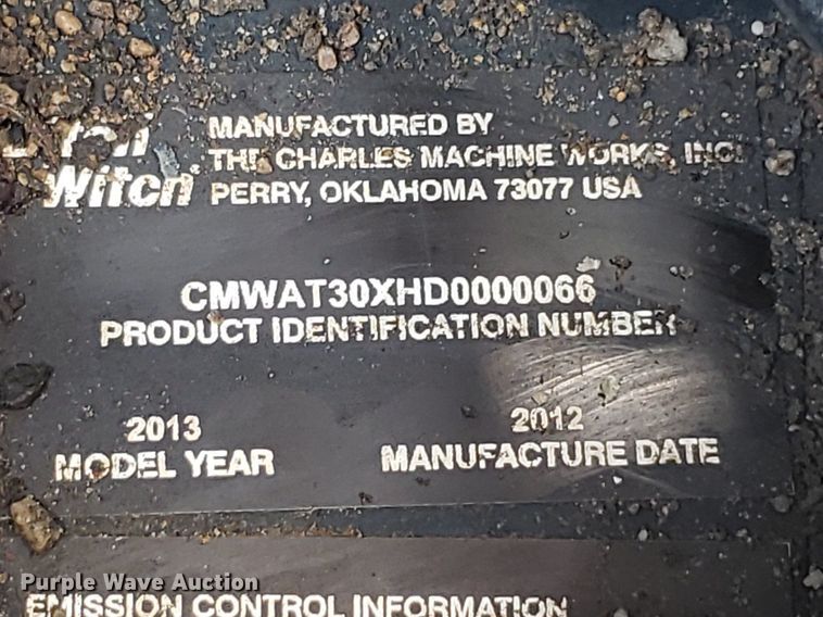 image for item DP7894 2013 Ditch Witch JT30 All-Terrain  directional boring unit