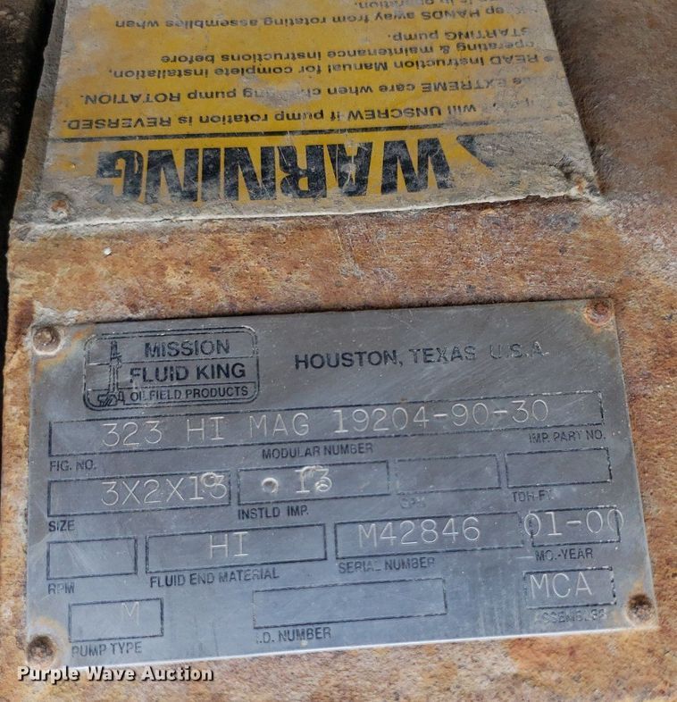 image for item DP7896 American Augers MCM-2000  mud recycler