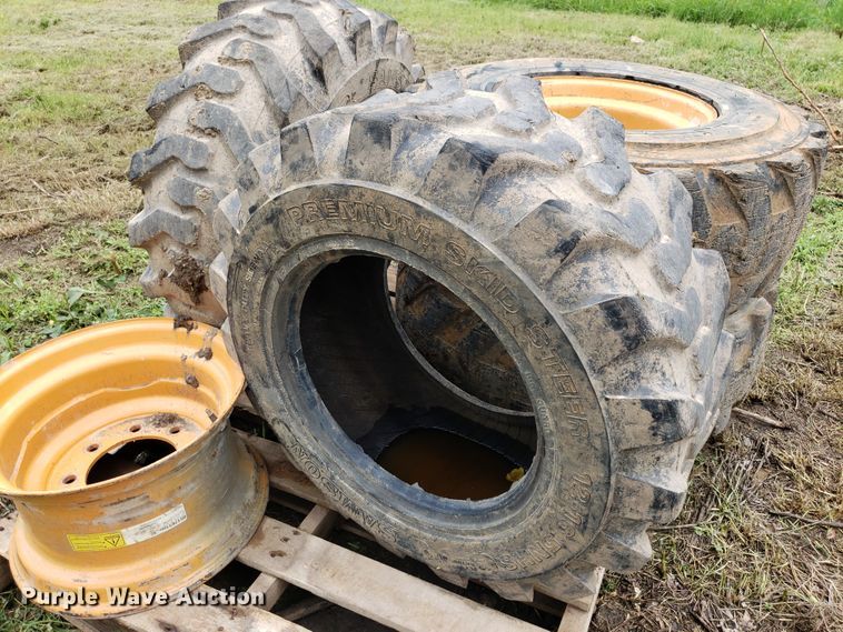 image for item DP7905 (4) 12-16.5 tires and wheels