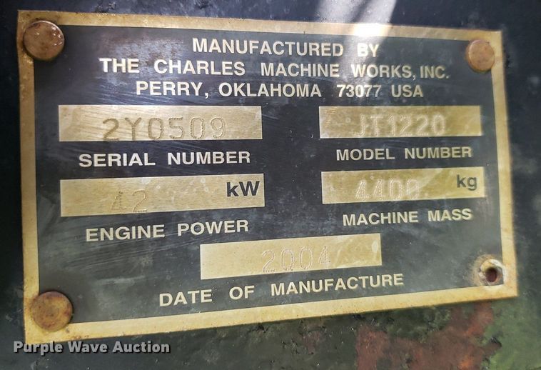 image for item DP7941 2004 Ditch Witch JT1220 Mach 1  directional boring unit