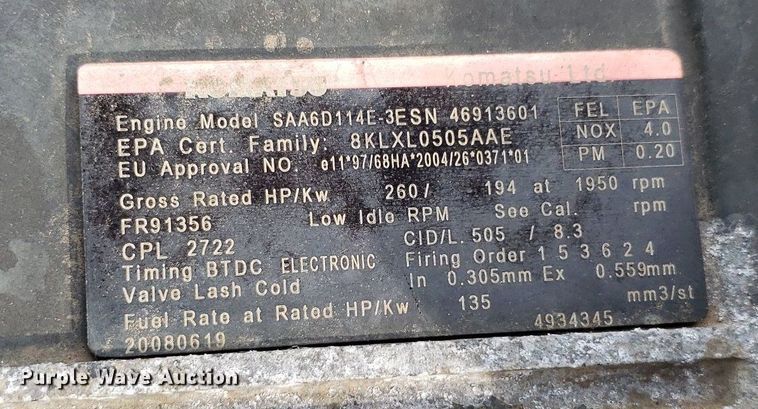 image for item DP7946 Komatsu PC300LC  excavator