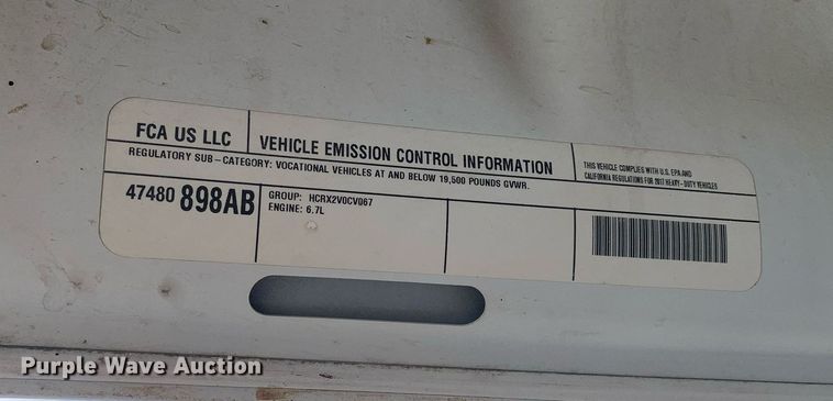 image for item DP8648 2017 Dodge Ram 5500HD  bucket truck