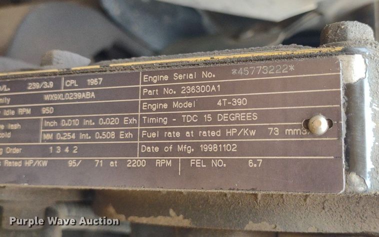 image for item DQ1720 1999 Case 580 Super L Series II  backhoe