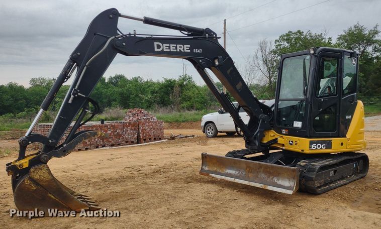 image for item DQ1723 2020 John Deere 60G  mini excavator