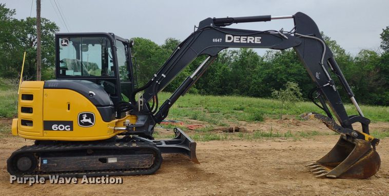 image for item DQ1723 2020 John Deere 60G  mini excavator