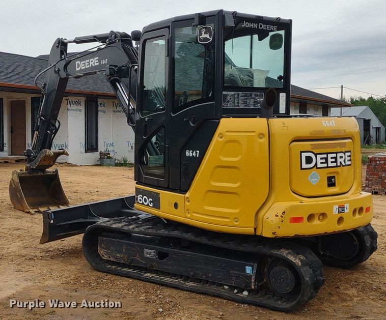 image for item DQ1723 2020 John Deere 60G  mini excavator