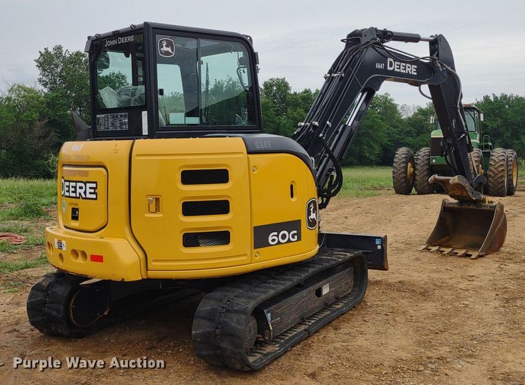 image for item DQ1723 2020 John Deere 60G  mini excavator