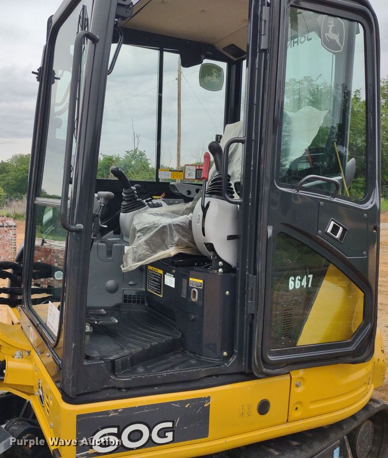 image for item DQ1723 2020 John Deere 60G  mini excavator