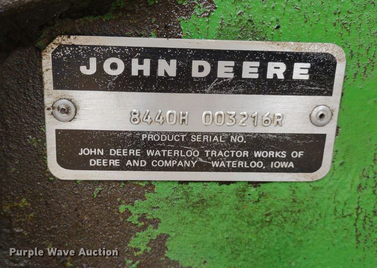 image for item DQ1724 John Deere 8440H  4WD tractor