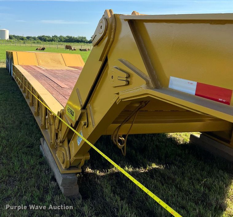 image for item DQ2047 1989 Load King 504 DF  lowboy equipment trailer