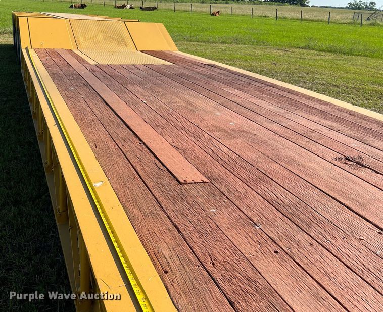 image for item DQ2047 1989 Load King 504 DF  lowboy equipment trailer