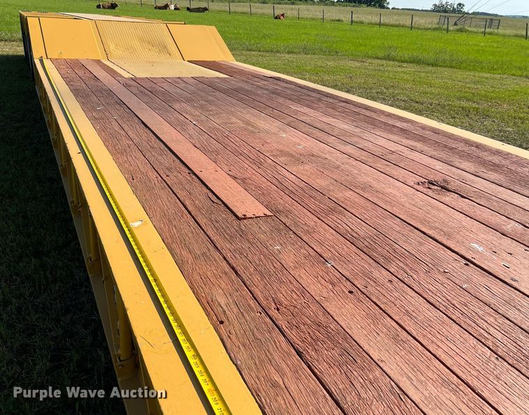 image for item DQ2047 1989 Load King 504 DF  lowboy equipment trailer