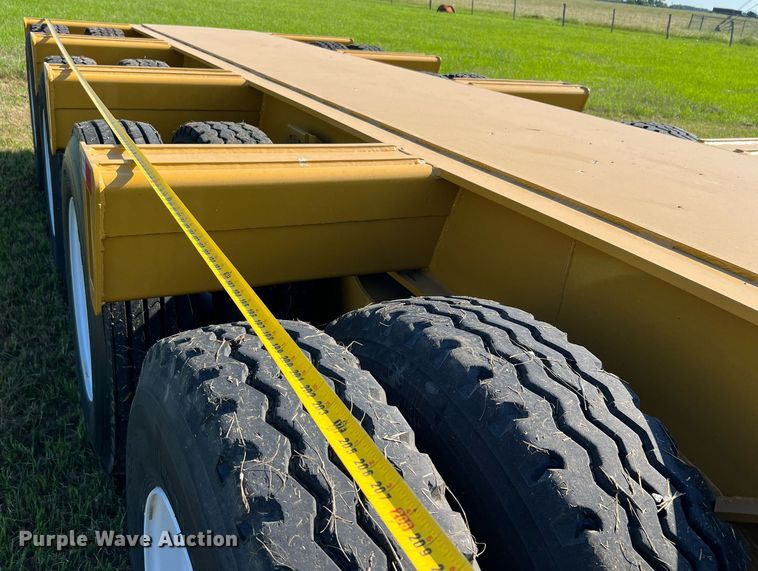 image for item DQ2047 1989 Load King 504 DF  lowboy equipment trailer