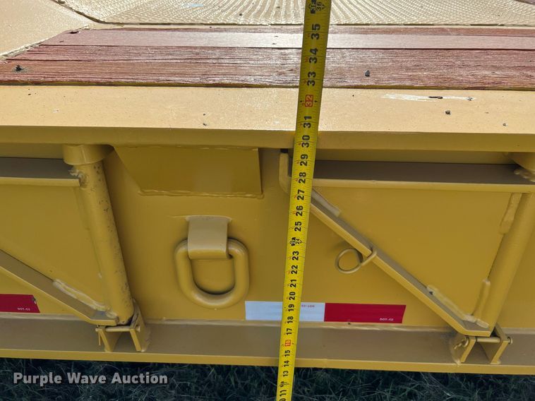 image for item DQ2047 1989 Load King 504 DF  lowboy equipment trailer