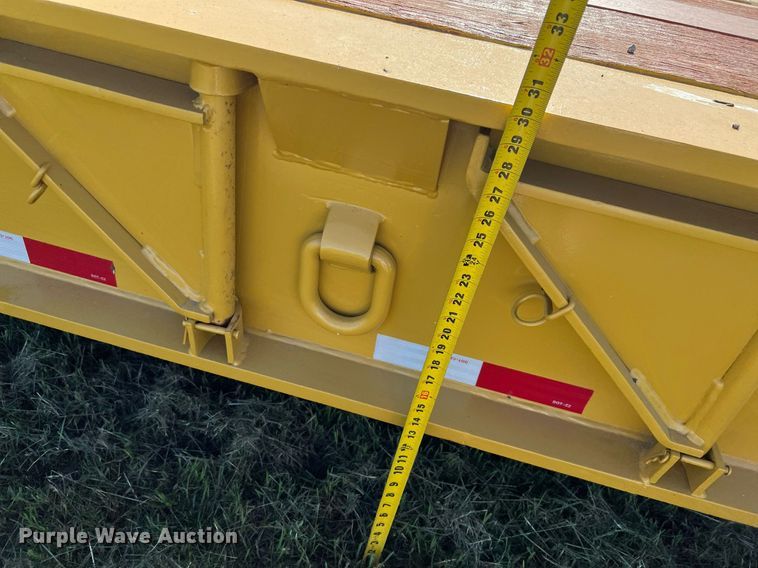 image for item DQ2047 1989 Load King 504 DF  lowboy equipment trailer