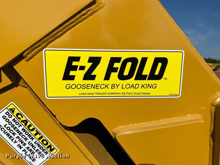 image for item DQ2047 1989 Load King 504 DF  lowboy equipment trailer