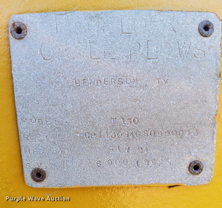 image for item DQ2051 1994 Truelock T150  reel trailer