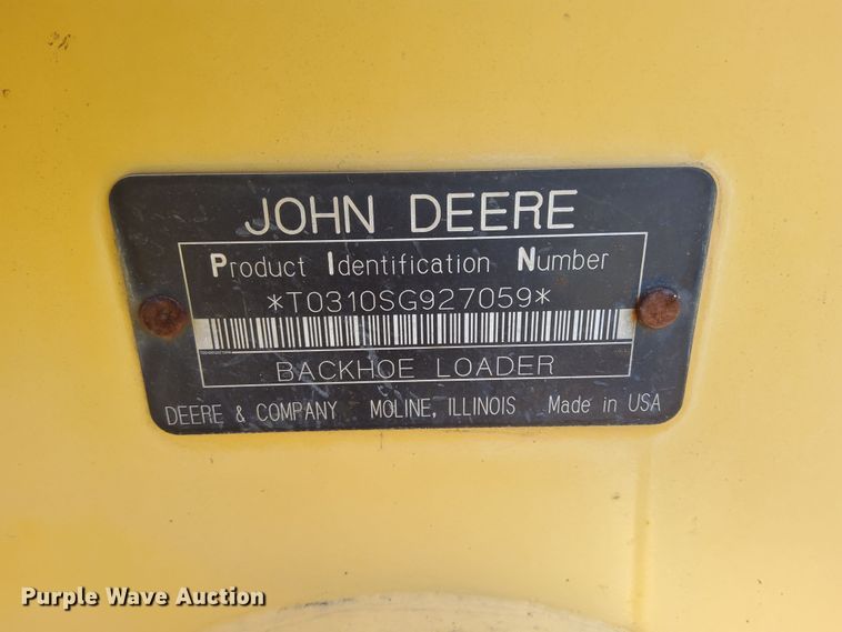 image for item DQ2055 2004 John Deere 310SG  backhoe