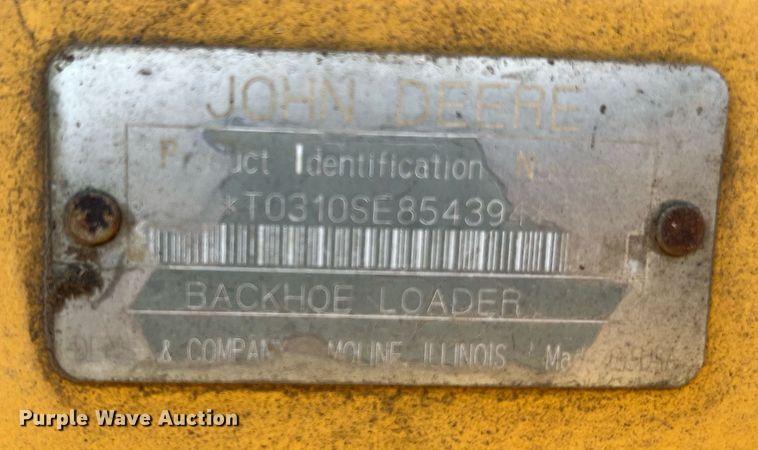 image for item DQ2056 1999 John Deere 310SE  backhoe