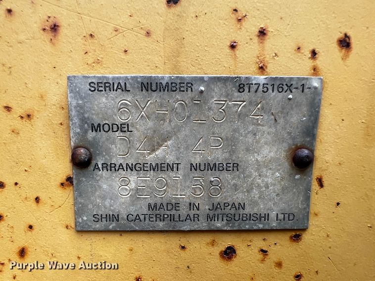 image for item DQ2057 1996 Caterpillar D4H XL Series III  dozer