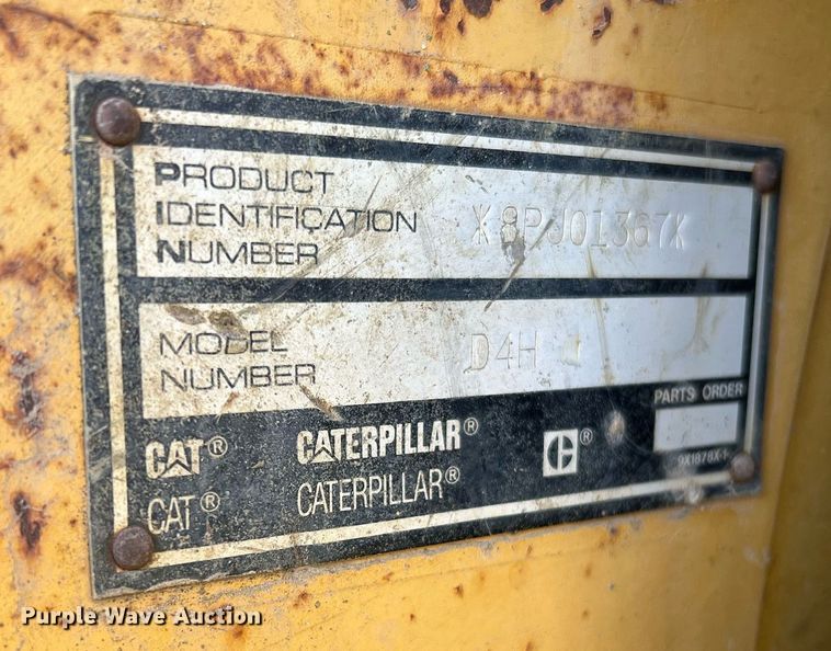image for item DQ2057 1996 Caterpillar D4H XL Series III  dozer