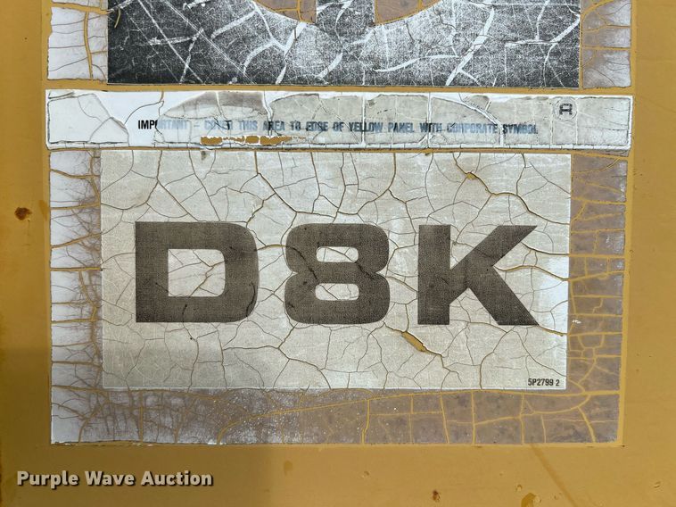 image for item DQ2059 1978 Caterpillar D8K  cable plow