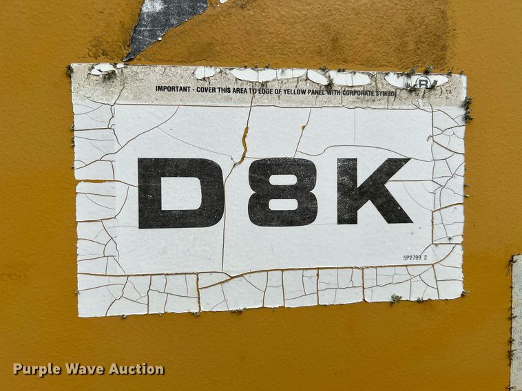 image for item DQ2060 1981 Caterpillar D8K  dozer